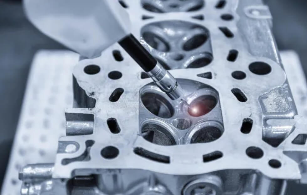 casting quality control using optical equipment