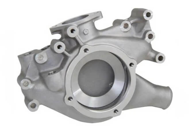production of hydraulic parts by permanent mold casting