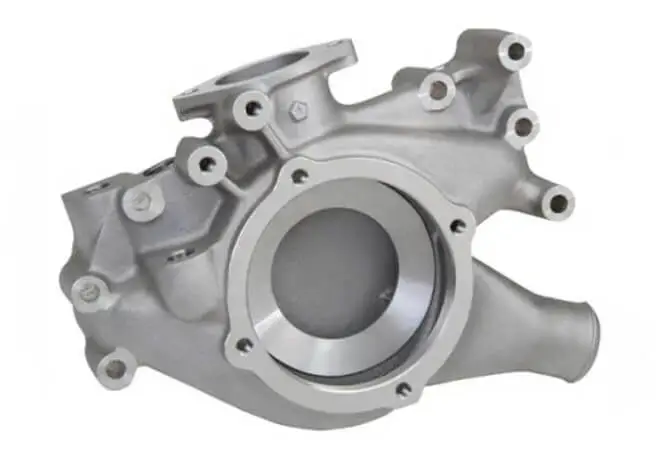 production of hydraulic parts by permanent mold casting