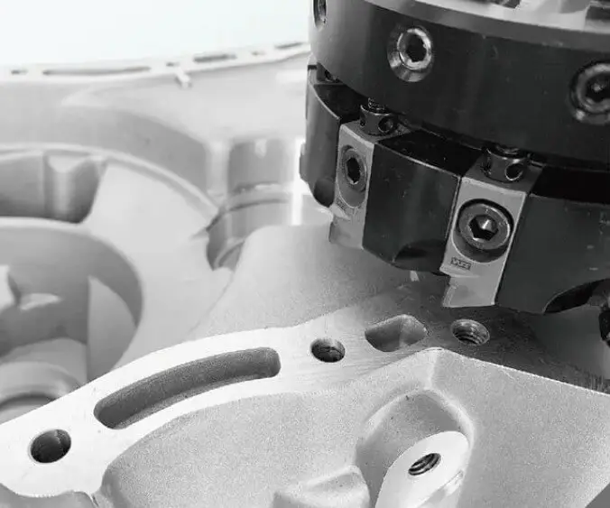 milling of gearbox housing mounting surfaces